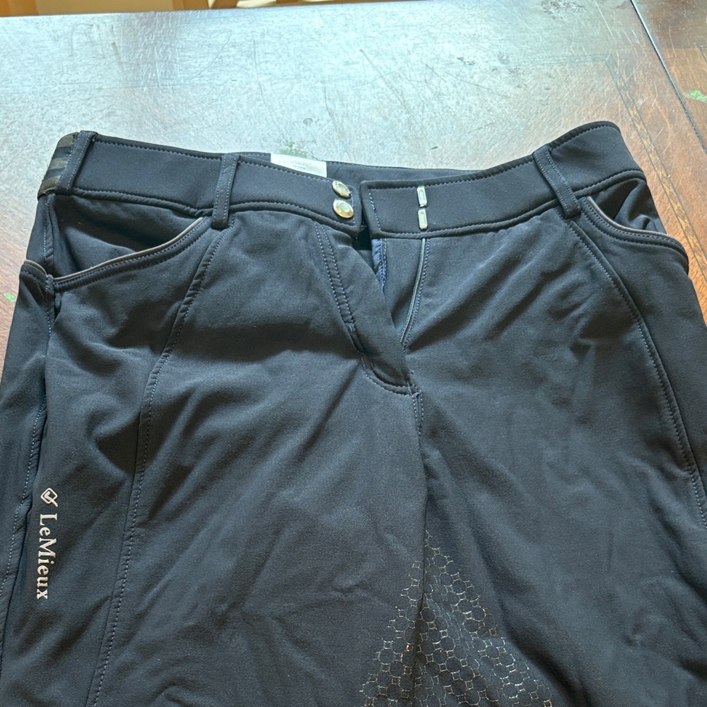 LeMieux Navy Silicone Fullseat Riding Breeches